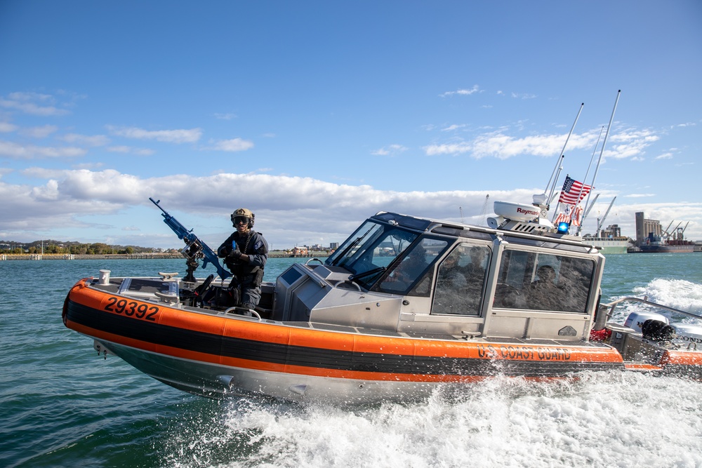 U.S. Coast Guard MSST trains on crucial port security tactics