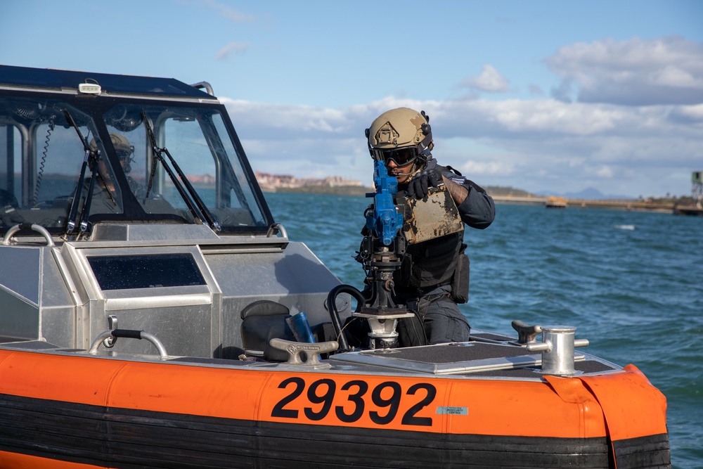 U.S. Coast Guard MSST trains on crucial port security tactics