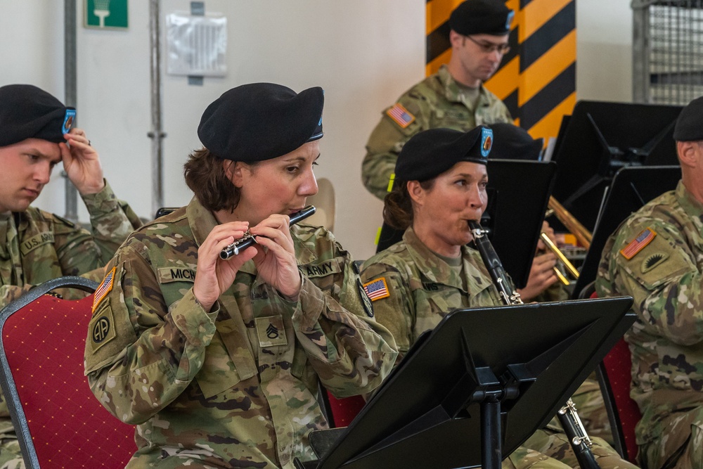 234 Army Band participates in the 7th Engineer Brigade's reactivation ceremony