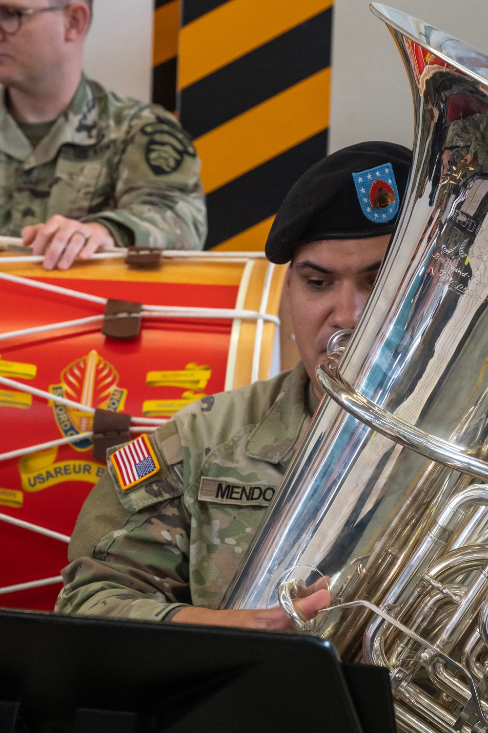 234 Army Band participates in the 7th Engineer Brigade's reactivation ceremony