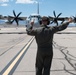 Marine C-130 at Creech; loading equipment and Airmen