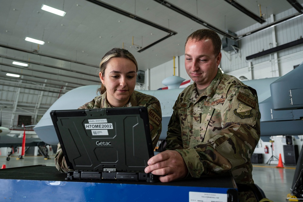 491st Attack Squadron assists in MQ-9 training mission