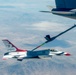 Thunderbirds fly over Mount Rainier