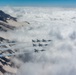 Thunderbirds fly over Mount Rainier