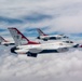 Thunderbirds fly over Mount Rainier