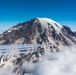 Thunderbirds fly over Mount Rainier