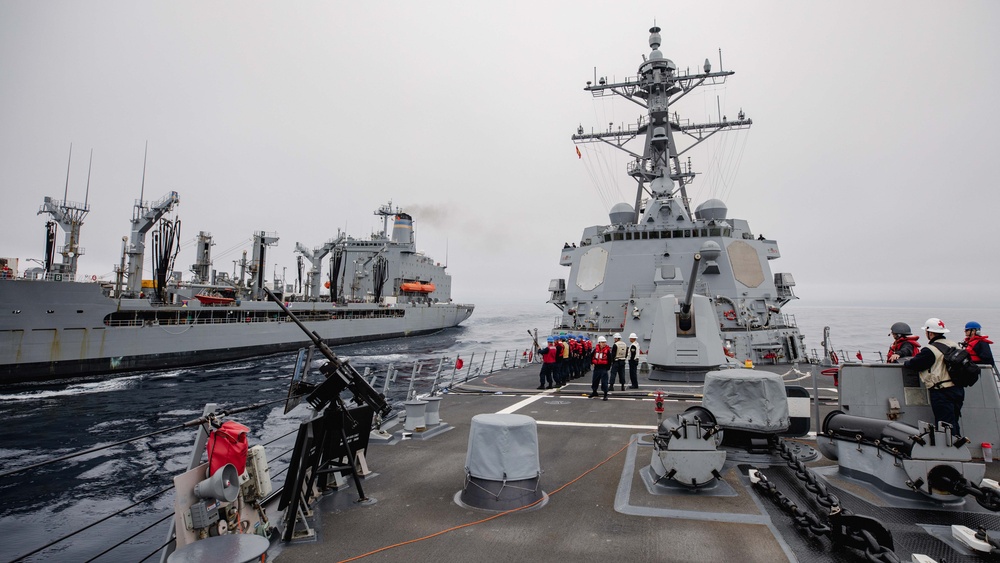 USS Sterett Replenishment-at-Sea