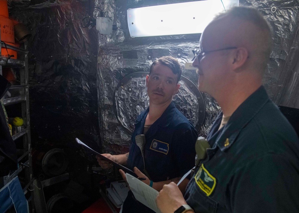Zone Inspections Aboard USS Manchester