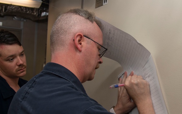 Zone Inspections Aboard USS Manchester