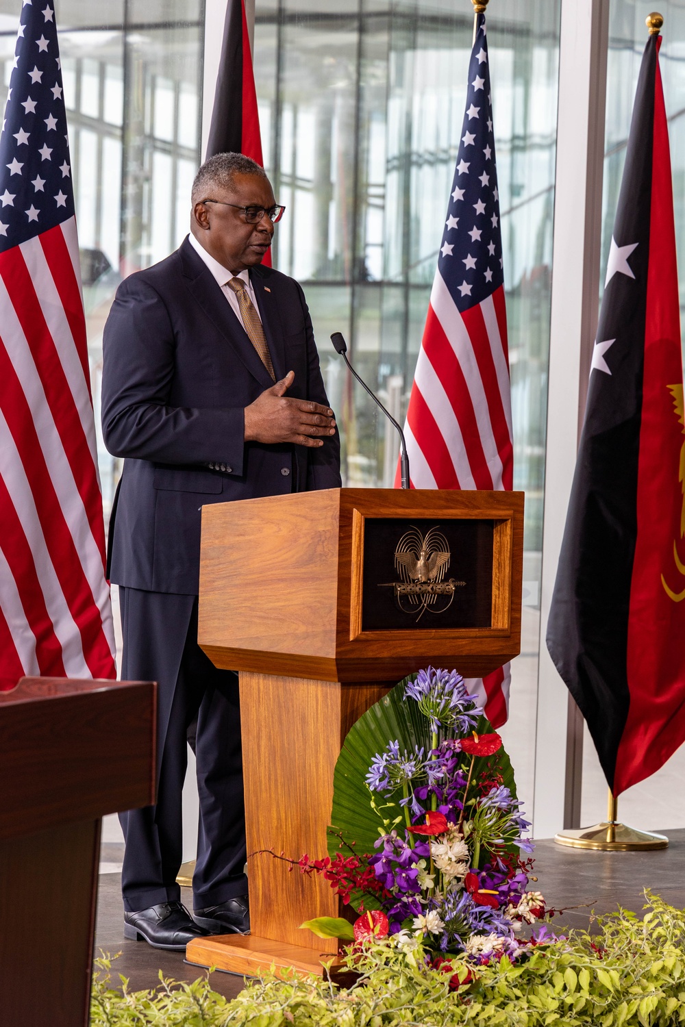 U.S. Secretary of Defense Visits Papua New Guinea