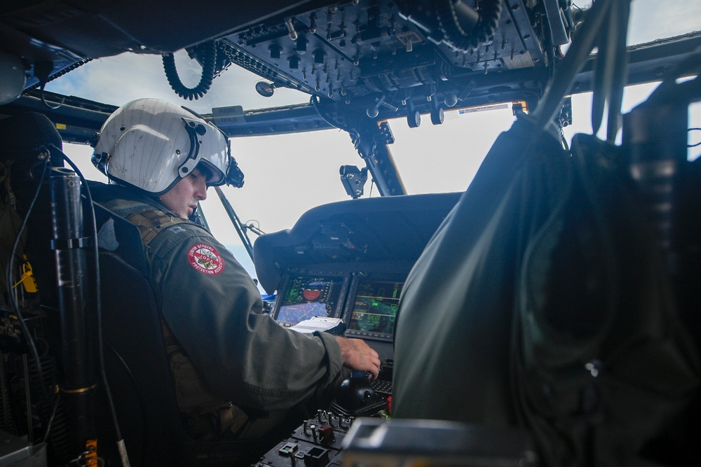 USS Manchester Conducts Flight Operations