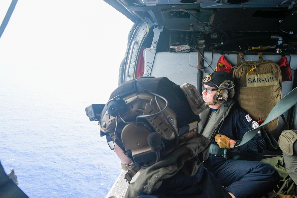 USS Manchester Conducts Flight Operations