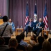 Secretary of the Navy Carlos Del Toro attends a fireside chat hosted by Under Secretary for Economic Growth, Energy, and the Environment Jose Fernandez and representatives from the Hispanic &amp; Latin Employee Council of Foreign Affairs Agencies (HECFAA).