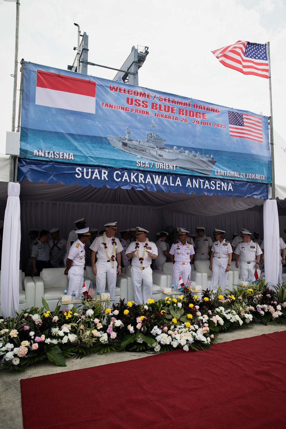 Commander, U.S. 7th Fleet Visits Jakarta, Indonesia