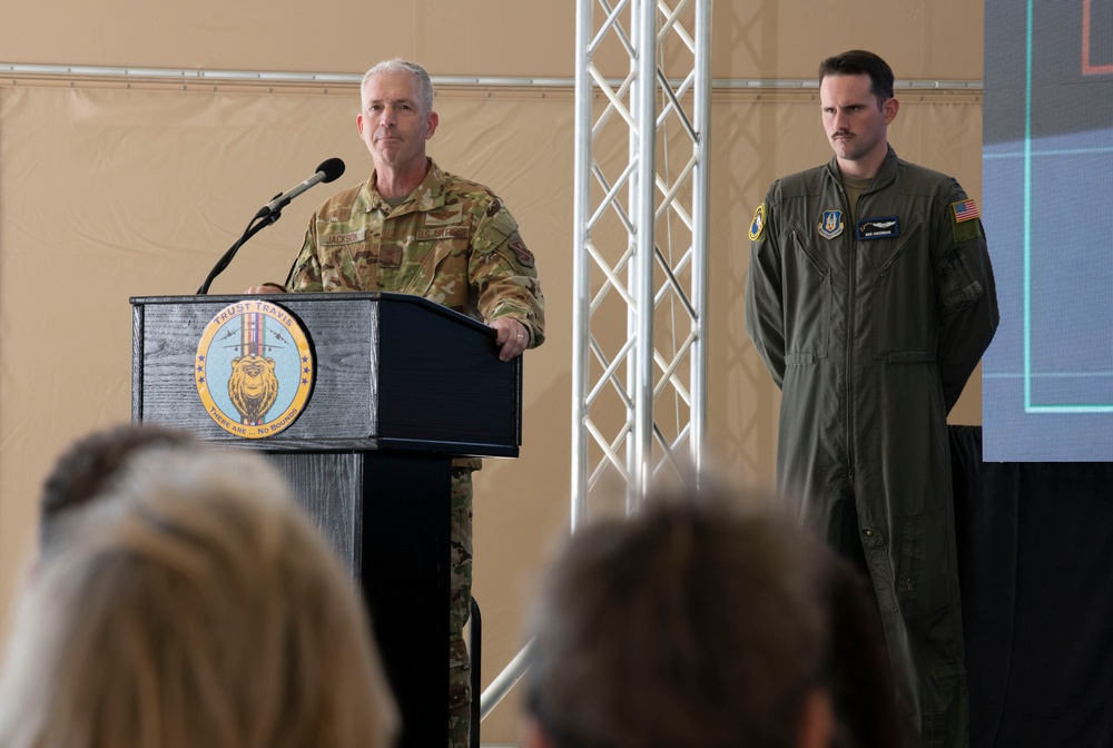 Travis Air Force Base celebrates KC-46A Pegasus arrival