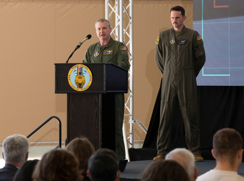 349 Air Mobility Wing participates in KC-46A celebration