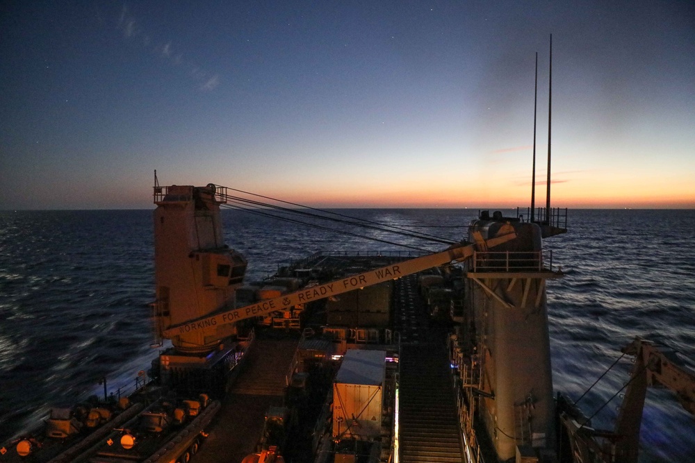 USS Carter Hall Transits the Strait of Gibraltar