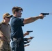 USS Carter Hall Sailors Maintain Proficiency during Gun Shoot