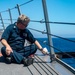 Sailors Conduct Fresh-Water Wash Down of USS John Finn (DDG 113)