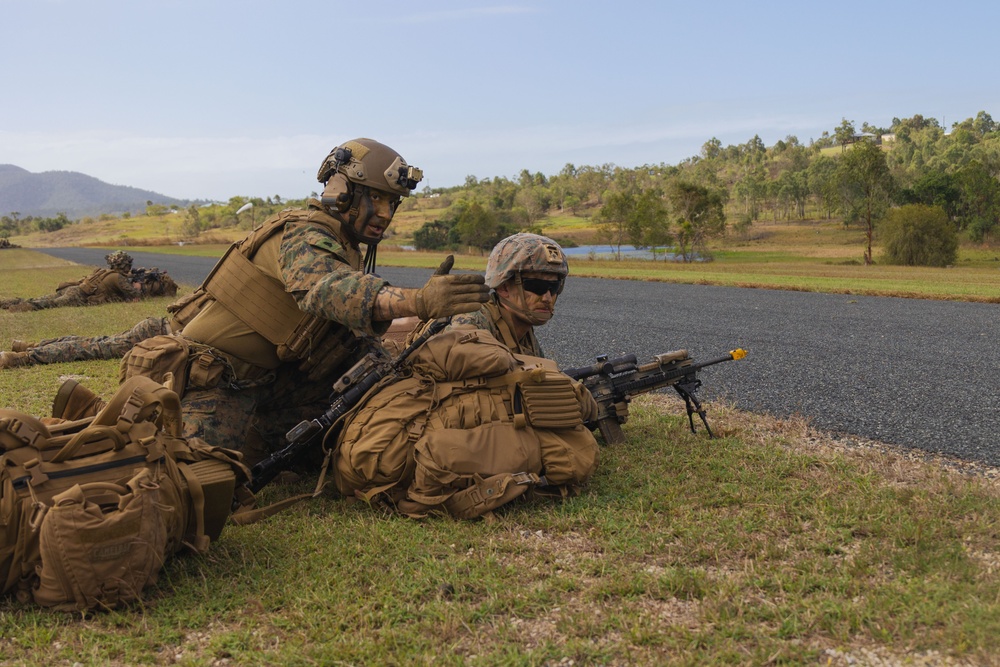 Talisman Sabre 23 Bilateral airfield seizure with Marines, German sailors