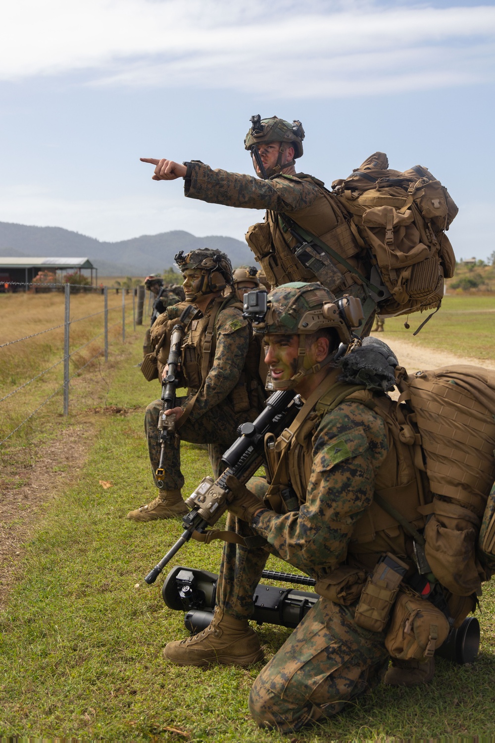 Talisman Sabre 23 Bilateral airfield seizure with Marines, German sailors