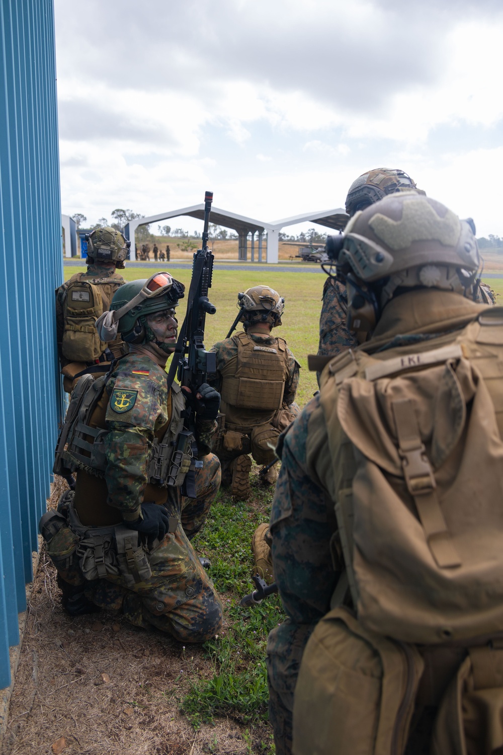 Talisman Sabre 23 Bilateral airfield seizure with Marines, German sailors