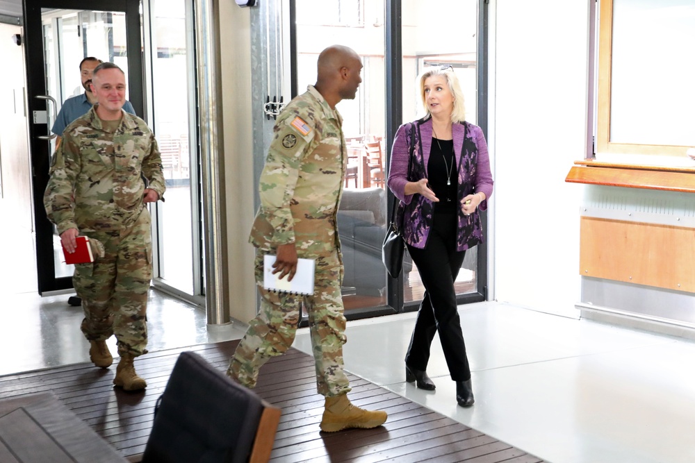 Secretary of the Army Christine E. Wormuth tours Lavarack Barracks with First Corps during Talisman Sabre 23