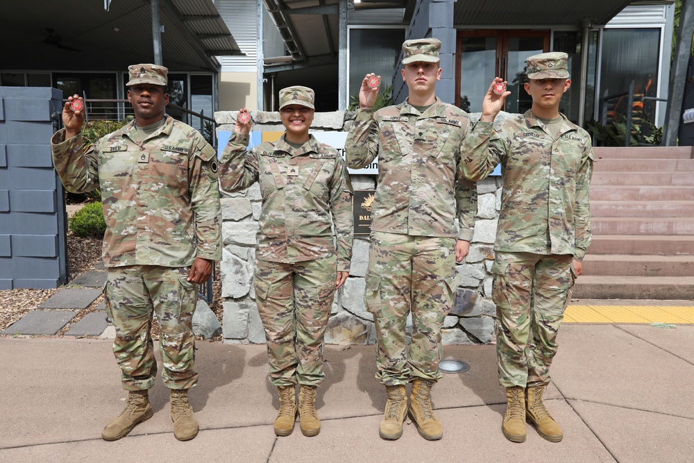 Secretary of the Army Christine E. Wormuth tours Lavarack Barracks with First Corps during Talisman Sabre 23