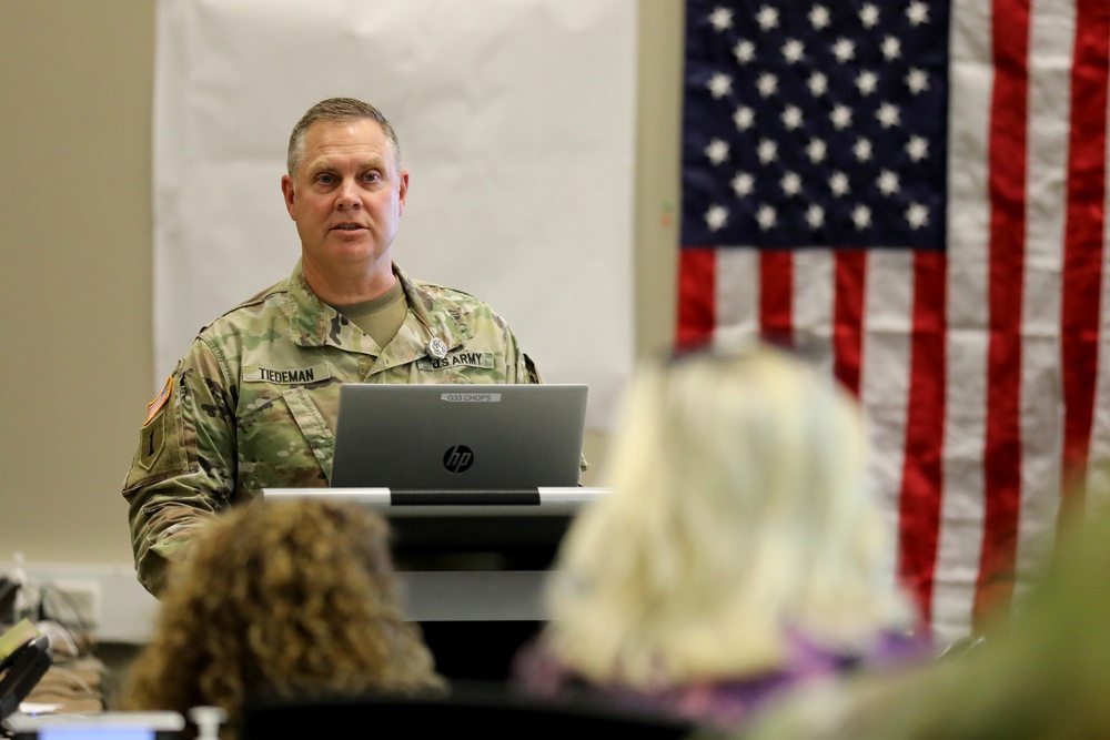 Secretary of the Army Christine E. Wormuth tours Lavarack Barracks with First Corps during Talisman Sabre 23