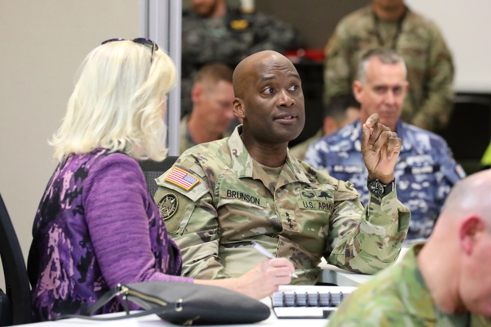 Secretary of the Army Christine E. Wormuth tours Lavarack Barracks with First Corps during Talisman Sabre 23