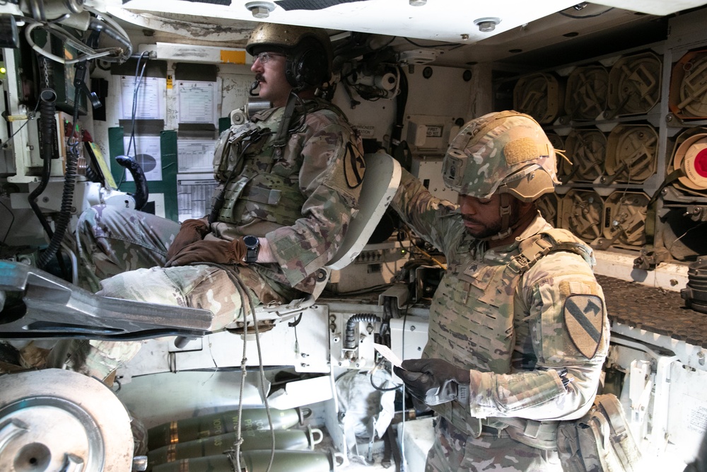 U.S. Army Field Artillery unit demonstrates firepower during joint live-fire exercise Baltic Thunder in Lithuania