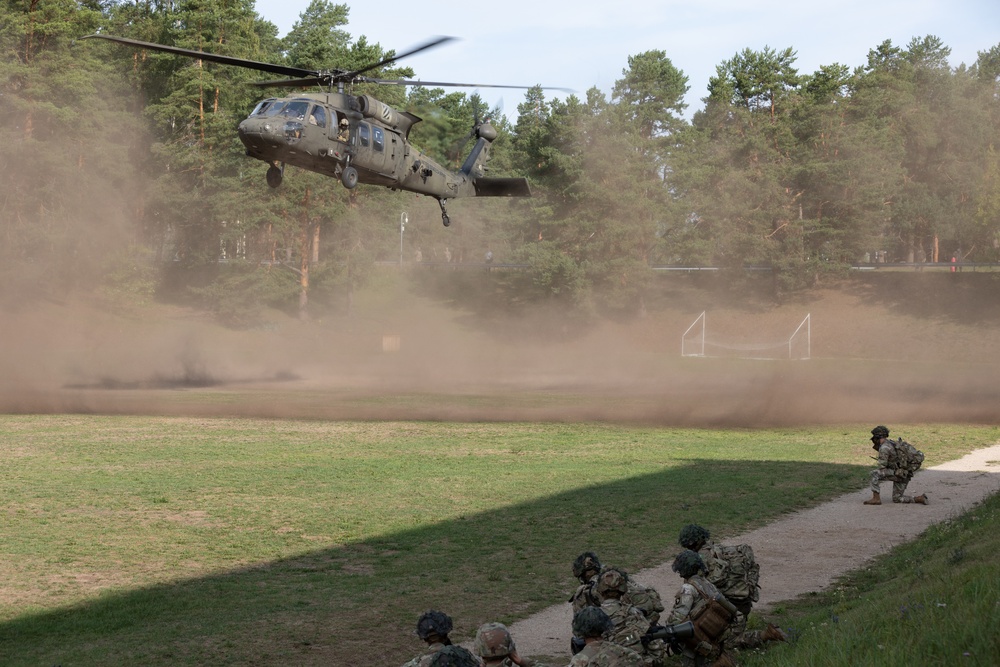 U.S. Army Soldiers showcase combat prowess during situational training exercises near Voru, Estonia