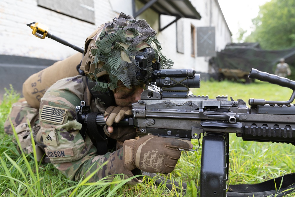 U.S. Army Soldiers showcase combat prowess during situational training exercises near Voru, Estonia