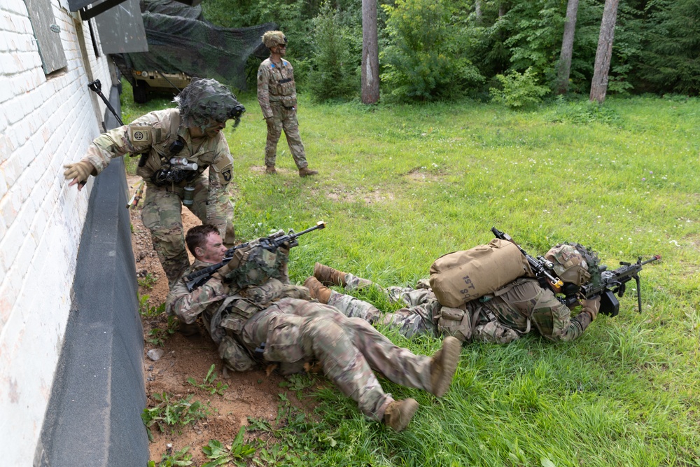 U.S. Army Soldiers showcase combat prowess during situational training exercises near Voru, Estonia