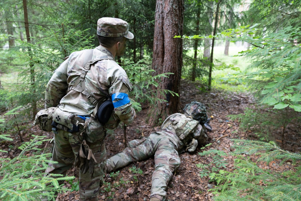 U.S. Army Soldiers showcase combat prowess during situational training exercises near Voru, Estonia