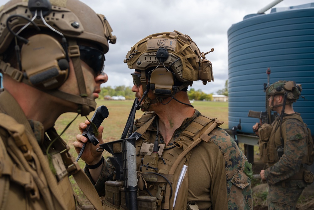 Talisman Sabre 23 Bilateral airfield seizure with Marines, German sailors