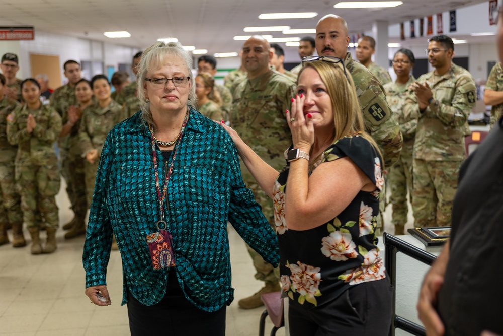 Marines Celebrate Christmas in July at West Oso Junior High School