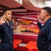 USS Rafael Peralta (DDG 115) conducts a reenlistment ceremony on the mess decks