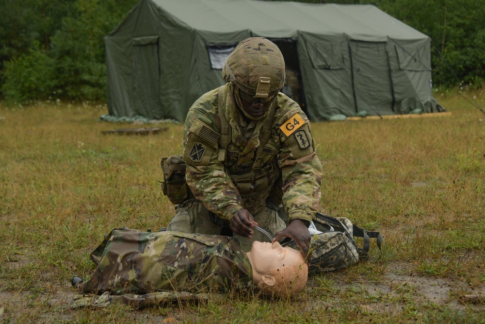 USAREUR-AF 2023 Best Squad Medical and Weapon Lane Qualifications