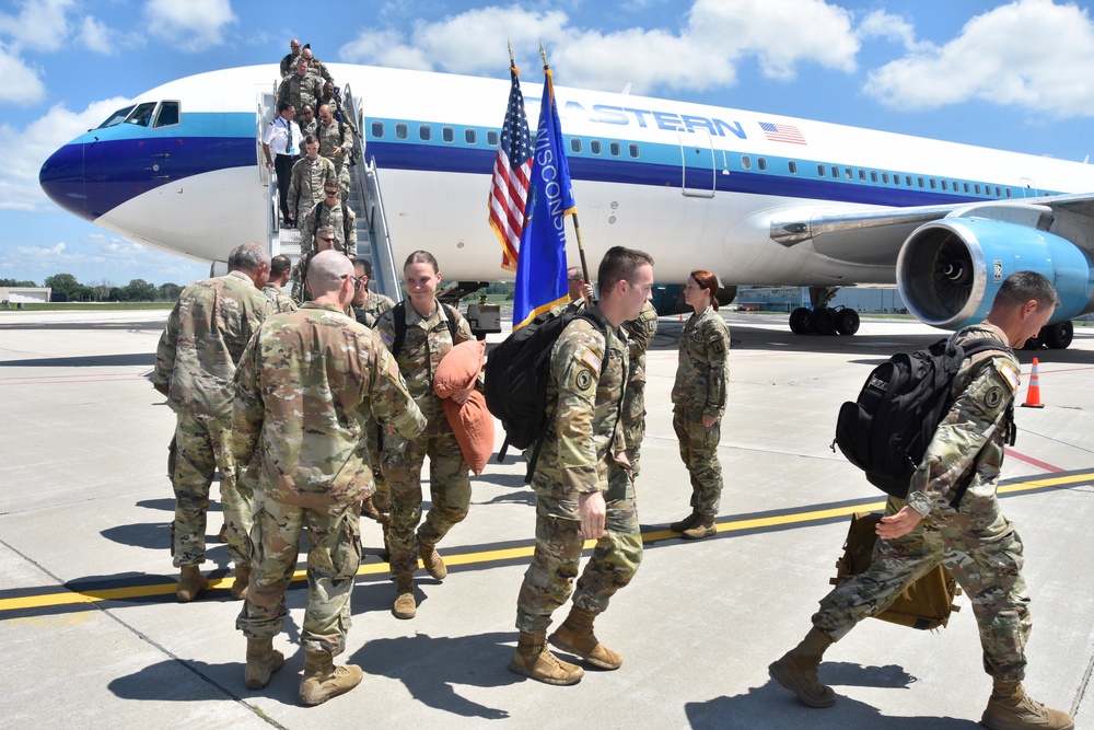 Wisconsin Guard unit returns from Africa deployment