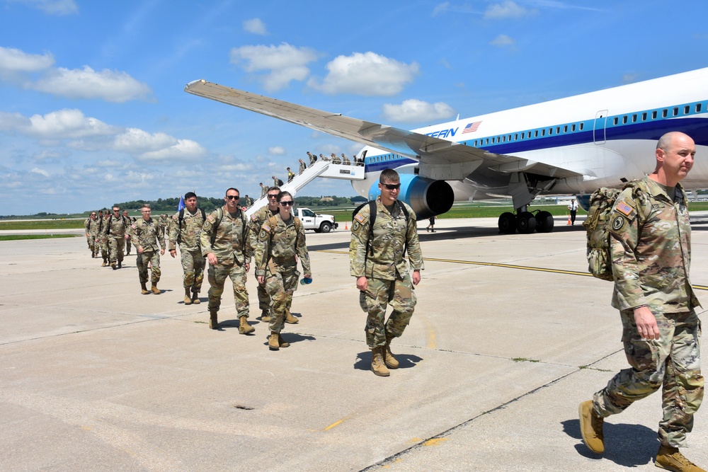 Wisconsin Guard unit returns from Africa deployment