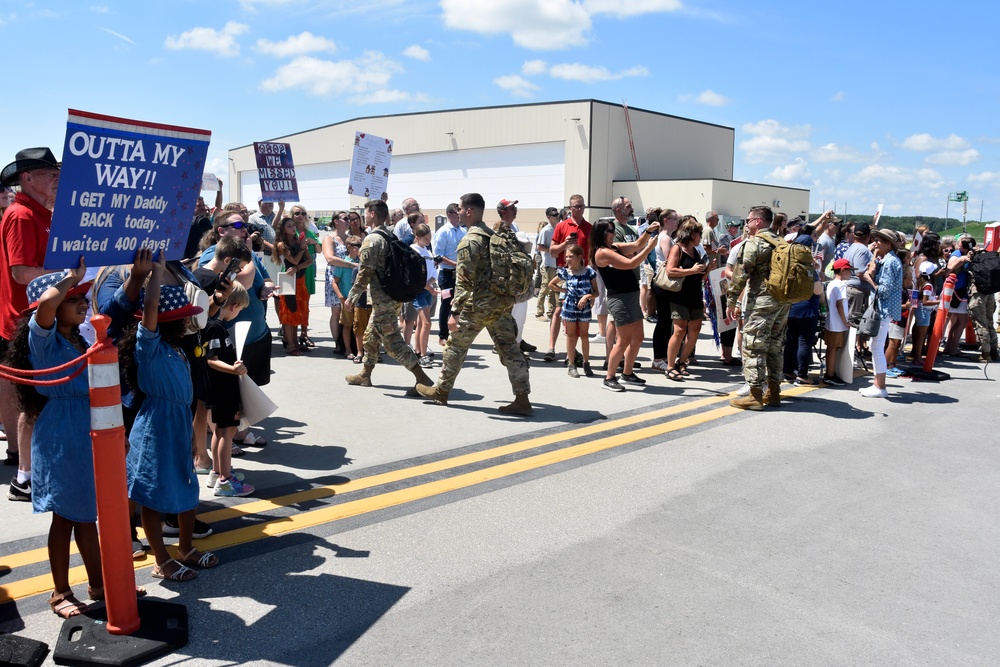 Wisconsin Guard unit returns from Africa deployment