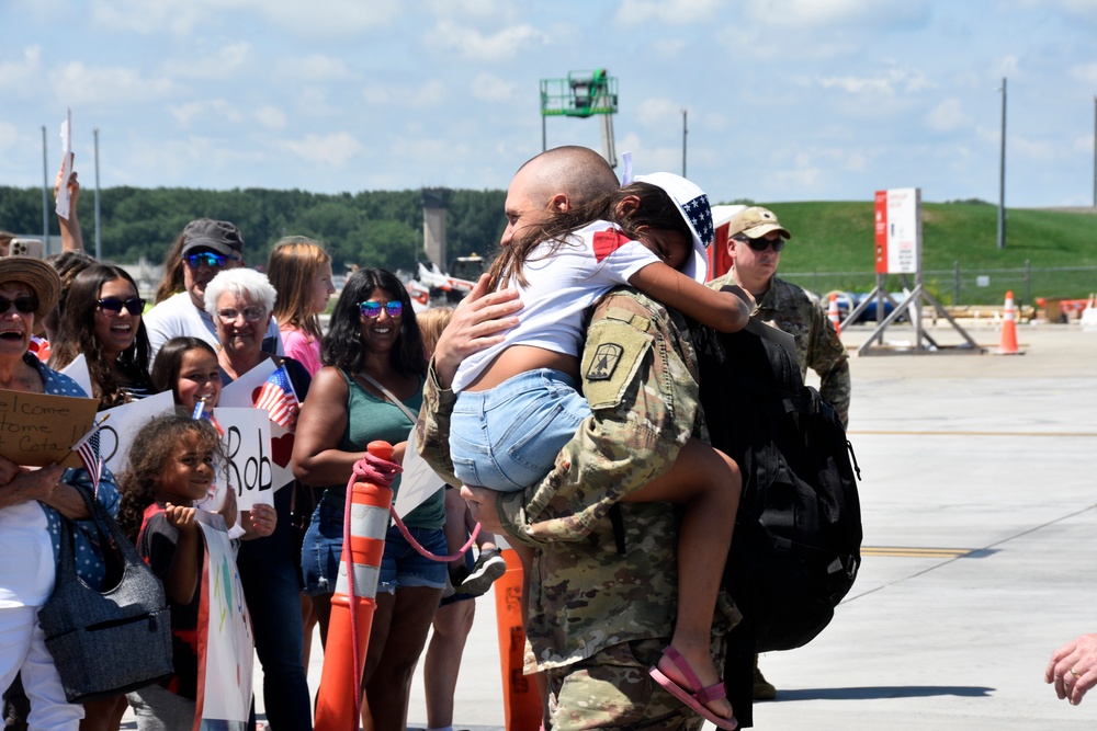 Wisconsin Guard unit returns from Africa deployment