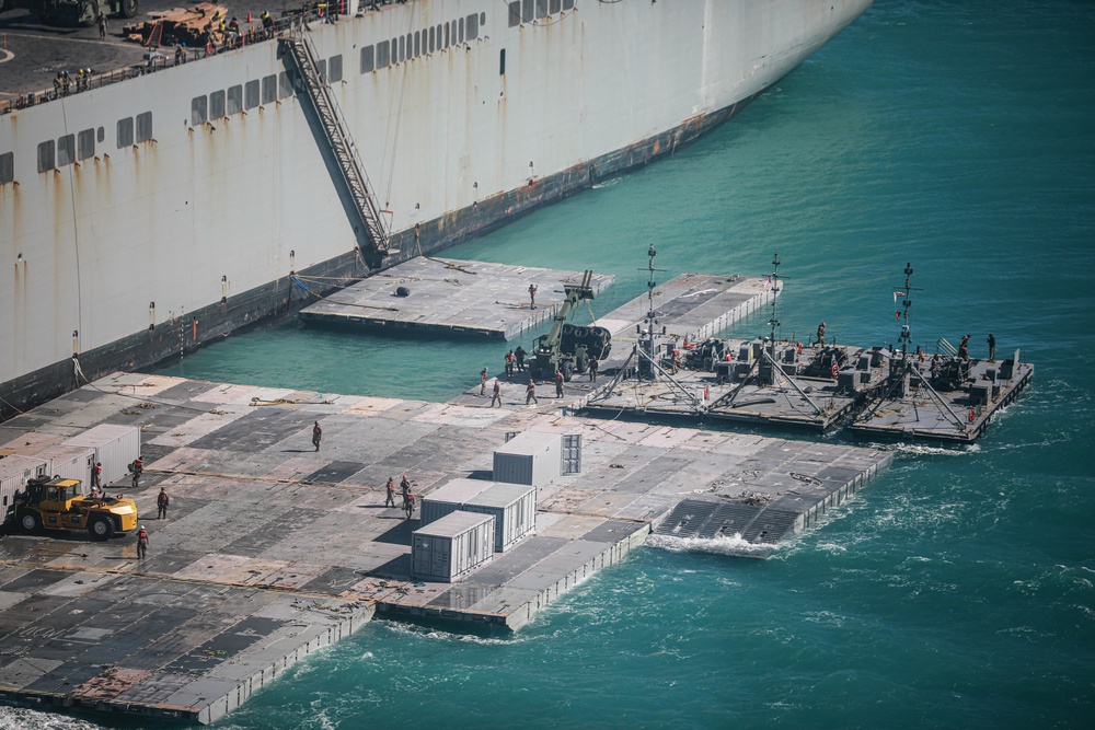 Constructing the causeway