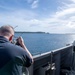 USS Manchester Departs Guam