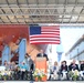 Secretary of the Navy Carlos Del Toro delivers remarks during the christening ceremony of USS Harvey C. Barnum Jr. (DDG 124)