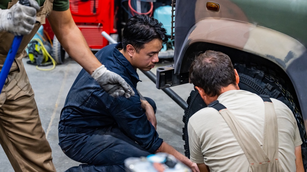 Vehicle Maintenance Lends a Helping Hand