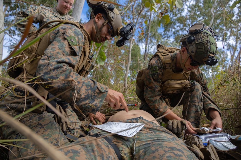 CLB 31 Conducts Medical Training During Talisman Sabre 23