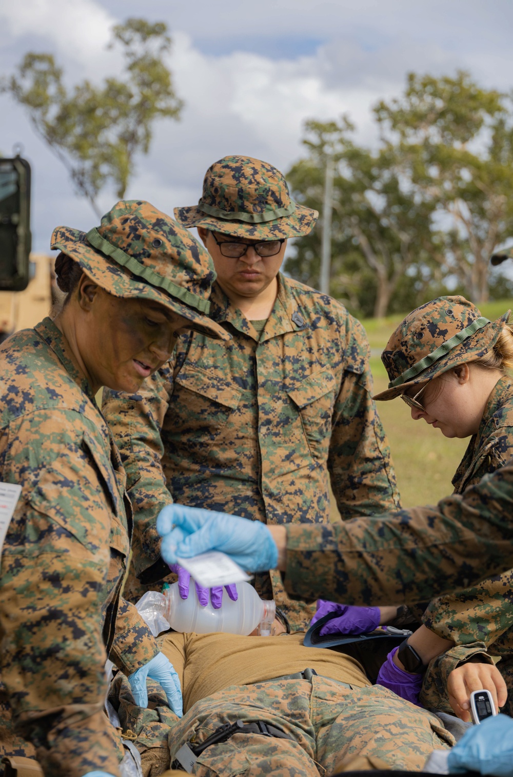 CLB 31 Conducts Medical Training During Talisman Sabre 23