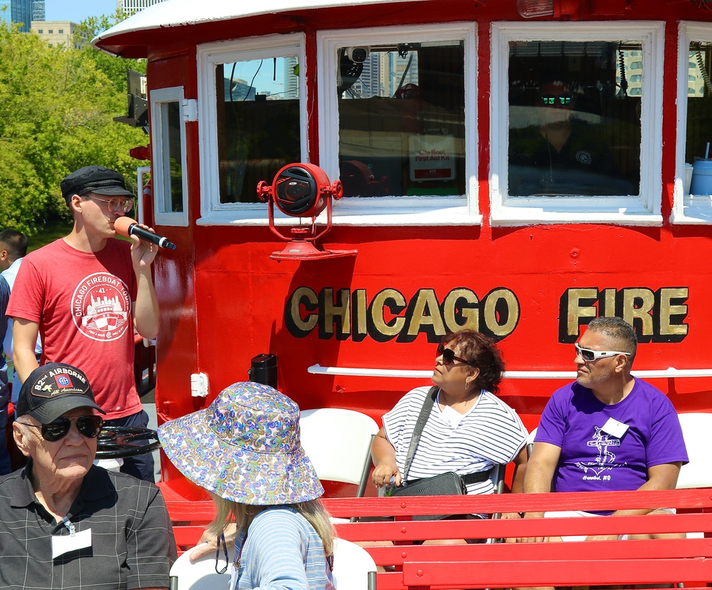 Illinois National Guard Gold Star Families Enjoy Chicago Fire Boat Tour and Each Other